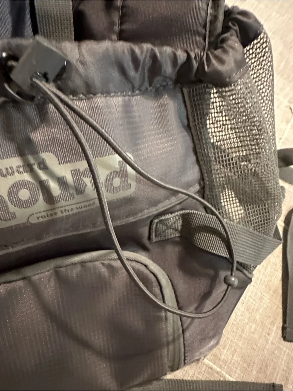 Outward Hound light gray Front Dog Carrier Backpack Bag small to Medium,